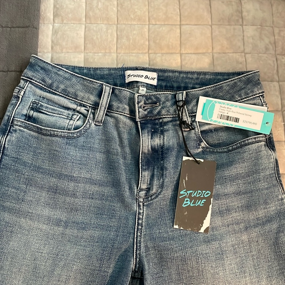 Studio Blue Casey High Rise Relaxed Skinny Jean